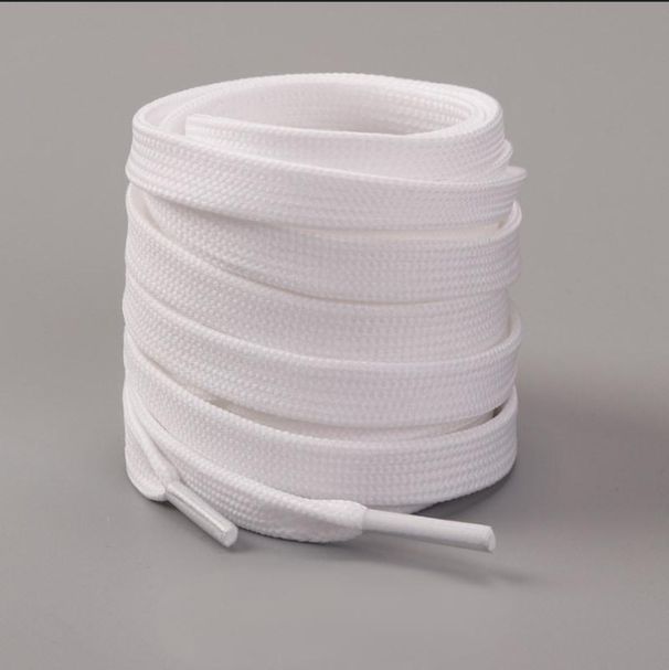 Shoe Accessories elephant double layer fine grain shoelaces shell toe canvas shoelaces casual shoes sports shoes black and white color flat shoelaces_viptrois.com
