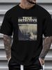 Aesthetic True Detective Vintage Halloween Horror Movie Streetwear T Shirt Fashion Soft Designer Clothes Slightly Streetwear Graphic Unisex_viptrois.com
