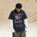 Trendy American-style Washed Children's Character Print Patchwork Faux Two-piece Long-sleeve T-shirt For Autumn_viptrois.com