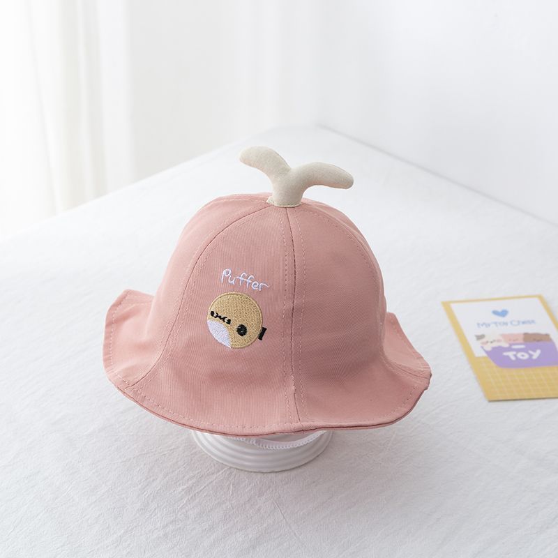 Korean Baby Hat Spring And Autumn New Pure Cotton Baby Fisherman Hat Cute Super Cute Infant Sunshade Travel Basin Hat_viptrois.com