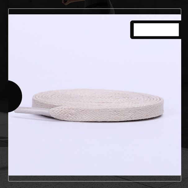 Shoe Accessories flat shoelaces men and women casual canvas Martin boots wide black and white_viptrois.com