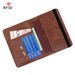 Card Holder Purse Wallets Rfid Anti-degaussing Passport This Travel Passport Cover Card Bag Multi-function Document Bag Us Dollar Coin Wallet_viptrois.com