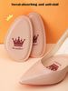 1/2pairs Forefoot Women High Heels Non-slip Pain Relief Insert Half Insoles Front Cushion Foot Care Shoe Pads Insole_viptrois.com