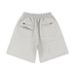 Men's Clothing Zipper Pocket Elastic Embroidery Casual Shorts Sweatpants High Street Kpop Pants Y2k Shorts_viptrois.com