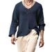 Men's Summer Knit Sweater Breathable Loose Fit Casual V-Neck Pullover Lightweight_viptrois.com