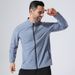 Men's Quick-Dry Running Jacket – Breathable Long Sleeve Workout Zip-Up For Gym & Hiking (M-4XL) – Lightweight Nylon Training Windbreaker_viptrois.com