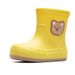 Kids' Bear Print Rain Boots – Non-Slip Waterproof Rubber Shoes For Boys & Girls (Ages 2-7, Colors: Black/White/Yellow/Camel, Sizes 30/31-34/35)_viptrois.com