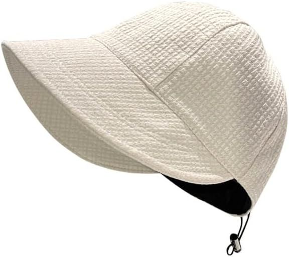 2024 New Womens Sun Hats Women's Outdoor UV-Protection-Foldable Beach Hats,Wide Brim Summer Fisherman's Caps UPF 50+_viptrois.com