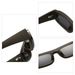 Men's Sunglasses Fashion Small Square Frame Sunglasses Metal Plastic PC Mixed Rectangular Personality Wide Leg Sun Protection Sunglasses For Women_viptrois.com