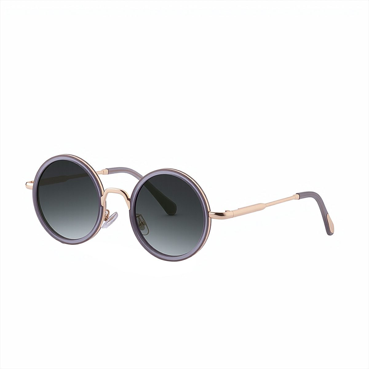 New Fashion Round Frame Sunglasses For Women Personality Outdoor Street Shooting Sunglasses For Women_viptrois.com