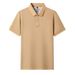 100% Cotton Summer Men's Fashion Business Casual Short Sleeve Polo Shirt Comfortable Versatile High-end New Top_viptrois.com