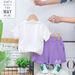 Children's Clothing For Girls Summer 2025 New Korean Version Children's Bow Short Sleeved Shorts Two-piece Set_viptrois.com