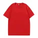 Men's Unisex Solid Color Round Neck Short Sleeve T-Shirt 190g Combed Compact Spun_viptrois.com