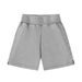 Men's Clothing 430GSM Salt-Washed Boxing Shorts – Heavyweight Cotton, Split Hem, Elastic Waist, Streetwear Casual (S-XXL, Breathable, No Stretch)_viptrois.com