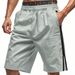 Men's Clothing Hip Hop Loose Sports Beach Shorts Side Zipper 5 Point Shorts_viptrois.com