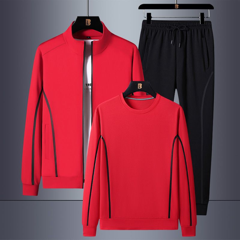 Men's Clothing Popular Casual Sports Suits, Fashionable Jackets, Large Size Sweatshirts, Brand Three Piece Suits, Spring And Autumn_viptrois.com