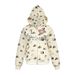 Full Print Animal Kitten Hoodie Zipper Cardigan Unique Design Loose Fit Men's Spring Autumn Jacket_viptrois.com
