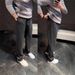 Men's Clothing Cloud Soft Acetate Drape Straight Casual Pants Men's Light Luxury High End Drape Loose Warm Trousers_viptrois.com