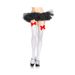 Unisex Halloween stockings Christmas stockings bow stockings Halloween party high socks nurse socks_viptrois.com