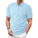 Men's Clothing European And American Men's Jacquard Polo Shirt Summer Thin Breathable Sweat Wicking Short Sleeved Trendy Style_viptrois.com