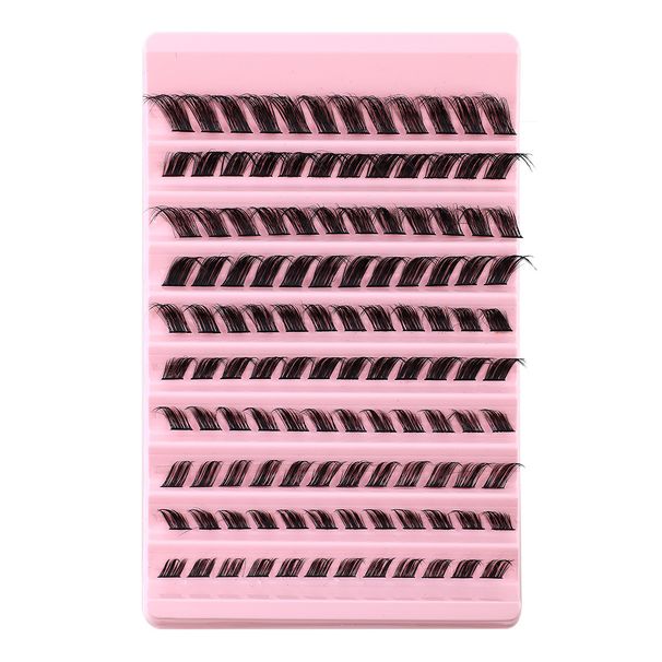 Beauty Health Diy Segmented Single Cluster 120 Clusters Of False Eyelashes 8 16mm Eyelashes Dd Curvature_viptrois.com