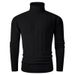Men's Cable Knit Turtleneck Sweater – Winter-Ready High Neck Pullover With Textured Design (M-3XL)_viptrois.com