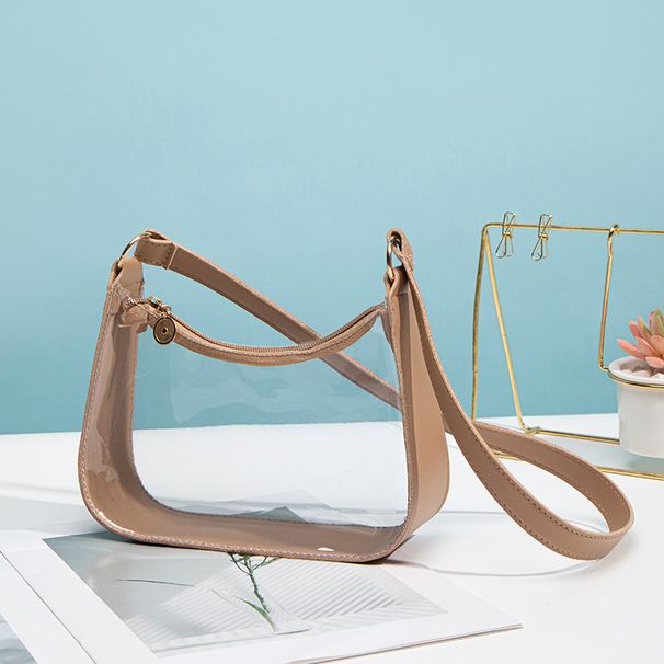Women's Sweet & Fresh Transparent Shoulder Bag -Tote For Women (Minimalist & Y2K Aesthetic)_viptrois.com