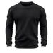 boy Cross-Border Clothing Spring Autumn Small Checkered T-Shirt Long Sleeve European And American Solid Color Round Neck_viptrois.com