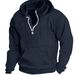 Autumn And Winter New Hooded Sweater Thickened Casual Jacket Men's Loose Sweater_viptrois.com