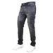 Men's Slim Fit Elastic Skinny Jeans Solid Color Style With Side Pockets New Version Hot Selling_viptrois.com