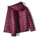 Men's Slim-Fit Stand Collar Lightweight Puffer Jacket – Poly-Cotton Blend, 6 Versatile Colors ( Side Pockets, Wrinkle-Resistant)_viptrois.com