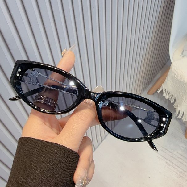 2025 New Cat Eye Kunst Casual Versatile Korean Fashion Women's Sunglasses Sun Protection Glasses_viptrois.com