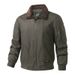 Men’s Heavyweight Fleece-Lined Jacket – Winter-Ready Cotton Shell With Faux Fur Collar (M-5XL, Black/Army Green/Khaki)_viptrois.com