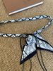 Bohemian Silk Scarf Woven Wooden Beads Beaded Chain Ethnic Style Belt Niche High-End Fashion Waist Accessory_viptrois.com