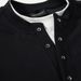 Color Block Two-Piece Casual Sweatshirt Men's Trendy American Style Spring Autumn Sports Shirt Half Button Round_viptrois.com