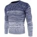 Pure Autumn Crew Neck Pullover Base Knitwear Korean Style Casual Men's Youth Long Sleeve Sweater_viptrois.com