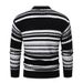 "Men's Crew Neck Pullover Sweater – Plus Size Casual Knitwear, Soft & Warm Autumn/Winter Base Layer (M-XXXL)"_viptrois.com