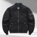 100% Cotton Baseball Collar Jacket For Men – Multi-Pocket Utility Coat With Corduroy Texture (M-5XL, Black/Khaki/Army Green)_viptrois.com