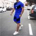 Men's Casual 2-Piece Set - Breathable Gym T-Shirt & Athletic Shorts For Summer Workouts And Street Style_viptrois.com