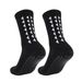 Triangle Flower Pattern Football Socks Professional Training Thickened Towel Bottom Mid Tube Dotted Non Slip Men And Women Sports Socks Yoga Socks_viptrois.com