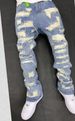 Men's Clothing Retro Heavy Industry Damage Erosion Patch Design Jeans High Street Hole Cleanfit Pants_viptrois.com