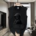 2025 Summer New Sleeveless Base Vest, Men's Fashion Brand Sports Vest, Short-sleeved T-shirt_viptrois.com