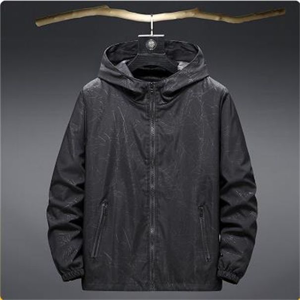 Spring 2027 Fashion Outerwear Oversize Coat Men Polyester Printing Long Sleeve Casual Loose Zipper Hooded Jacket M-7XL_viptrois.com