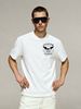 2026 Summer New Men's Short Sleeve Tee, Retro Aviator League Graphic, Eagle With Compass & Clock Print, Loose Trendy Casual Daily Top_viptrois.com