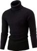 Men's Spring And Autumn New Casual Slim High Collar Pullover Sweater Top Twist Pattern_viptrois.com