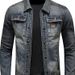 Autumn Motorcycle Fashion Denim Jacket Trend Korean Men's Slim Jacket Workwear Retro Casual Handsome_viptrois.com