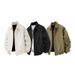 Men's Stylish Windproof & Water-Resistant Jacket – Lightweight Casual Coat With Hood, Oversized Streetwear (Black/Light Khaki/Olive Brown, M-3XL)_viptrois.com