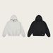 Men's Casual Fleece Hooded Sweatshirt – Slim Fit Boxy Cropped Pullover For Streetwear & Commuting_viptrois.com