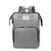 New Foldable Sleeping Mommy Bag Multifunctional Mother And Baby Bag Mommy Bag Bottle Backpack Diaper Backpack_viptrois.com