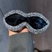 Y2K Personality Fashion Full Diamond Wave Sunglasses For Women Retro Trend Party Catwalk Exaggerated Gorgeous Sunglasses_viptrois.com